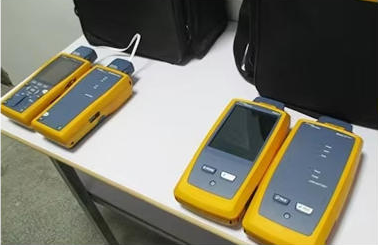 Pruebas del analizador de cables Fluke