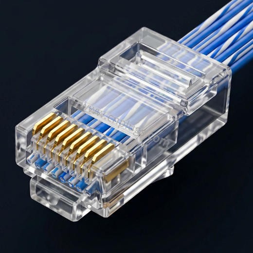 RJ45 Gold Plating Guide: How to Specify 3u, 15u, and 50u Contacts 5 50u gold plated RJ45 connector 02