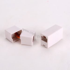 Pass-Through 8P8C RJ45 Connector with Pre-Wired Electronic Leads