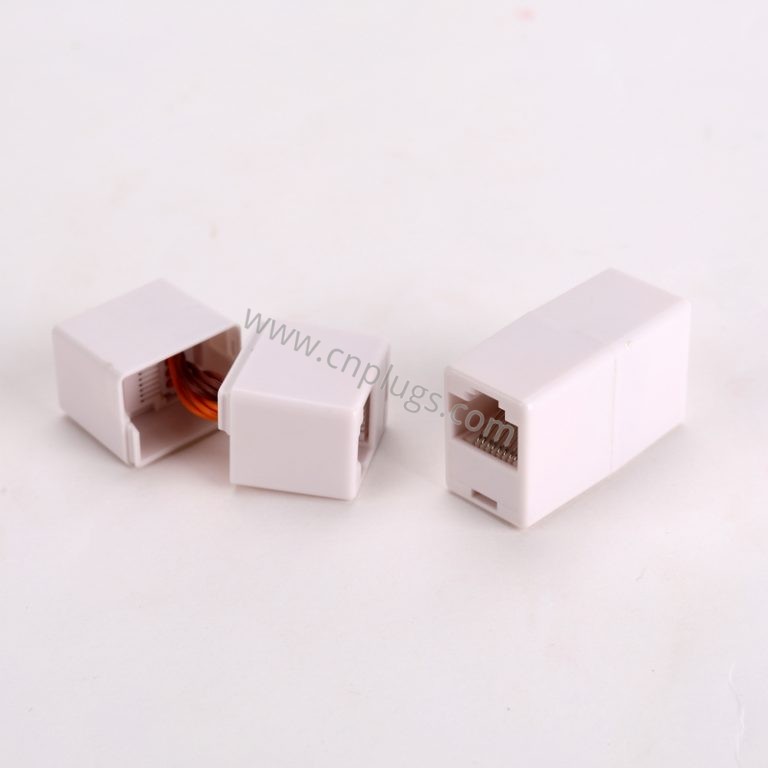 Enchufe modular de paso industrial 8P8C RJ45 con cables electrónicos integrados y mazo de cables preterminado
