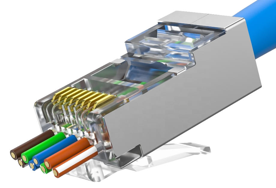 Modulare RJ45-Durchgangsstecker
