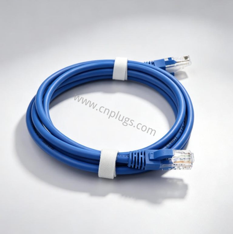 Mavi Cat5e UTP Yama Kablosu — 1 Gbps Gigabit Ağ Kablosu, Fabrika Doğrudan OEM/Toptan Satış