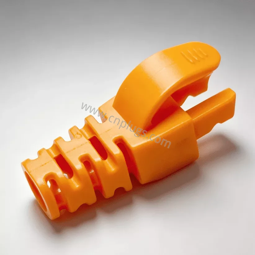 Produttore di stivali antistrappo RJ45 - Colori Cat5e Cat6 3 Bulk RJ45 modular plug boots in custom colors for OEM patch-cord manufacturing 02
