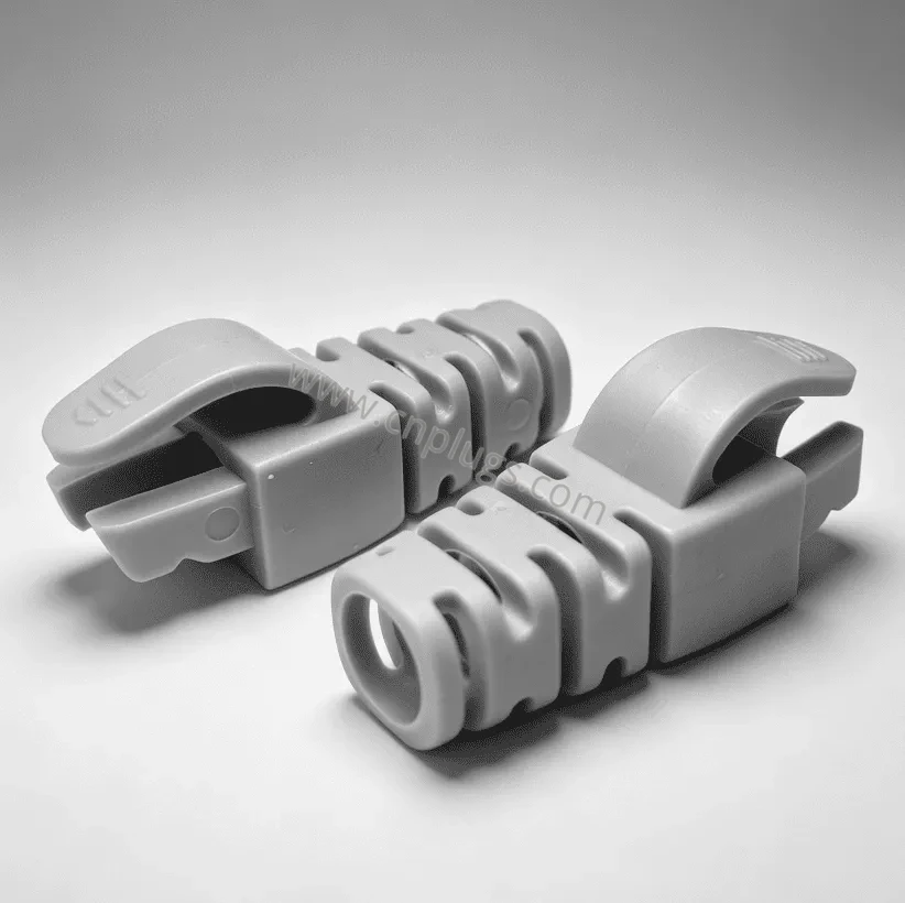 Produttore di stivali antistrappo RJ45 - Colori Cat5e Cat6 4 Colorful RJ45 strain relief boots for Cat5e and Cat6 Ethernet cable modular plugs