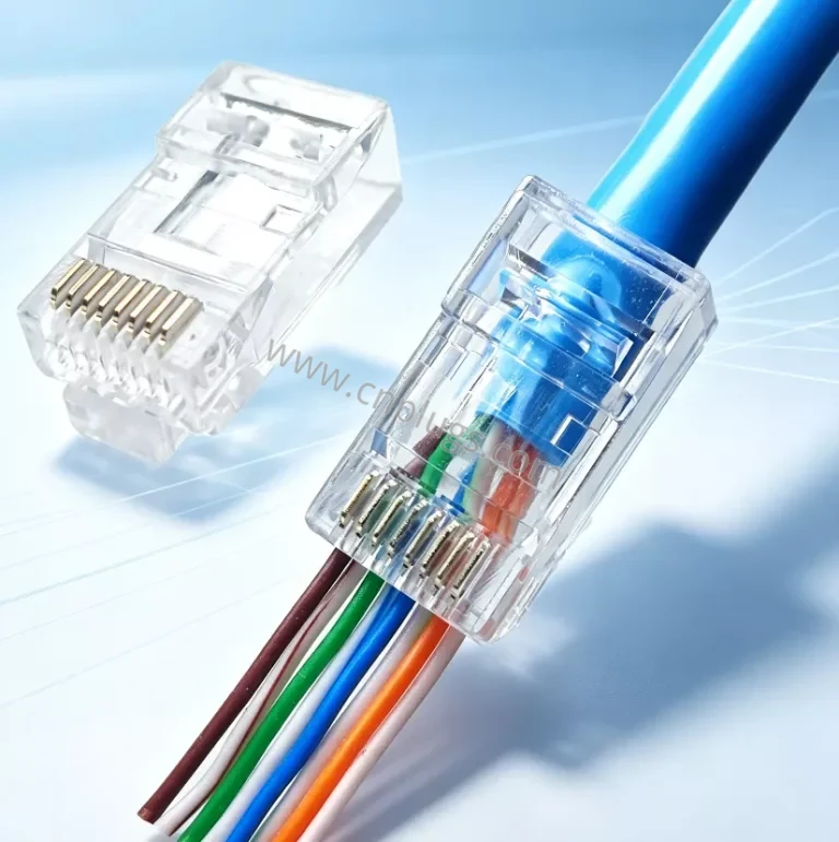 Fabrikant van Cat6 UTP-doorvoer RJ45 modulaire stekkers