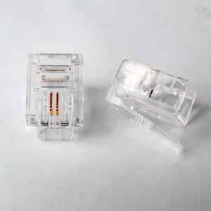PROUNTA 6P2C telephone modular plugs in bulk packaging for OEM factory supply