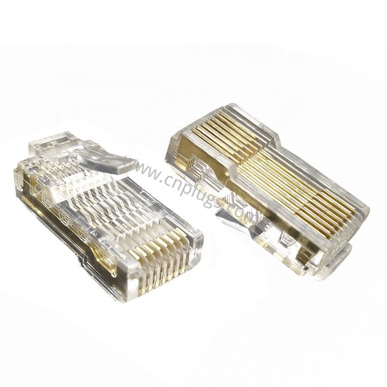 Guida ai connettori RJ45 dell'inverter VFD: spine a contatto esteso per tastiera incassata e porte di comunicazione del pannello 4 Testa in cristallo VFD RJ45 trasparente da 26mm per pannelli operatore inverter